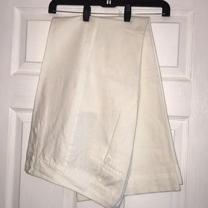 White Linen Sailor Pants